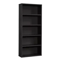 72.71" 5 Shelves Vertical Bookcase Raven Oak - Sauder