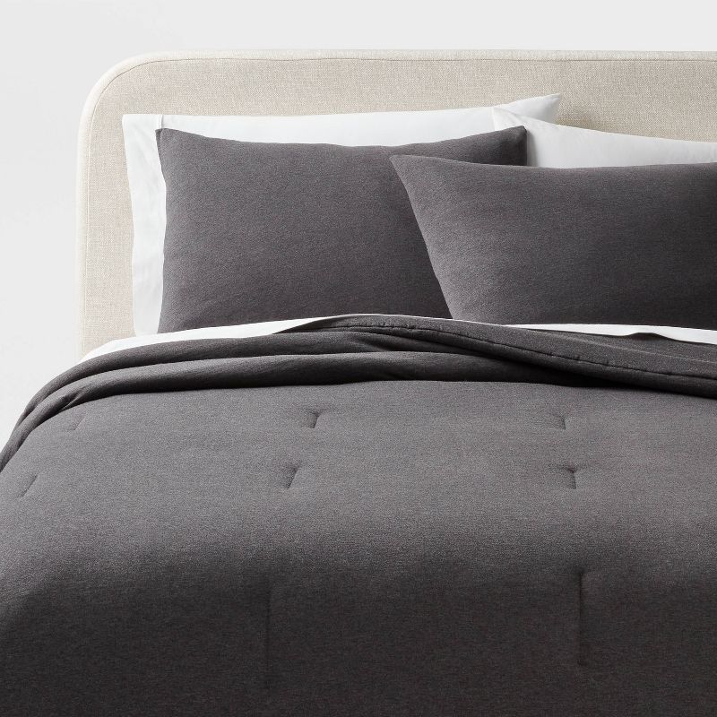 Jersey Comforter and Sham Set - Threshold™, 1 of 6