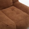 NicBex Modern Bean Bag Chair with Footrest, Comfy Lazy Sofa with Memory Foam for Dorm, Living Room, Brown - 3 of 4