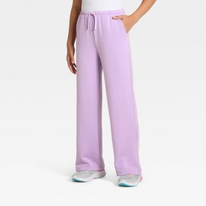 Girls' Modal Wide Leg Pants - All In Motion™ - 1 of 3