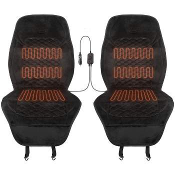 Stalwart 12V Heated Seat Covers for Cars 2-Pack