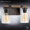 Urban Ambiance Luxury Vintage Bath Fixture,  8"H x 13-3/8"W,  Olde Bronze Finish, UHP2080 - 4 of 4