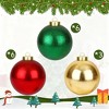 COZONY 25-Piece 6cm Velvet Christmas Ornament Balls Set for Tree and Home Decor - 4 of 4