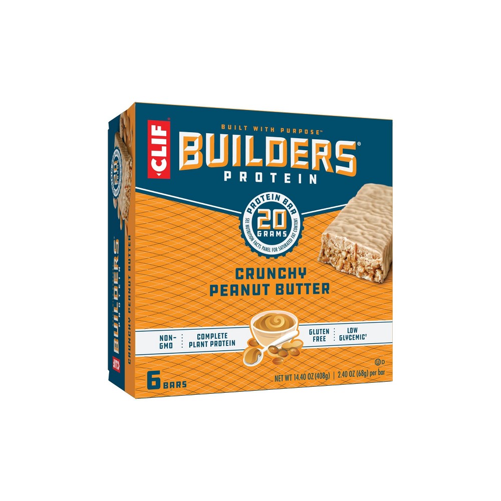 UPC 722252168580 product image for CLIF Builders Protein Bars - Crunchy Peanut Butter - 20g Protein - 6ct | upcitemdb.com