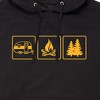 Men's - Instant Message - Camping Panels Graphic Fleece Pullover Hoodie - 2 of 4