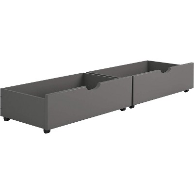 Donco DUAL UNDERBED DRAWERS DARK GREY