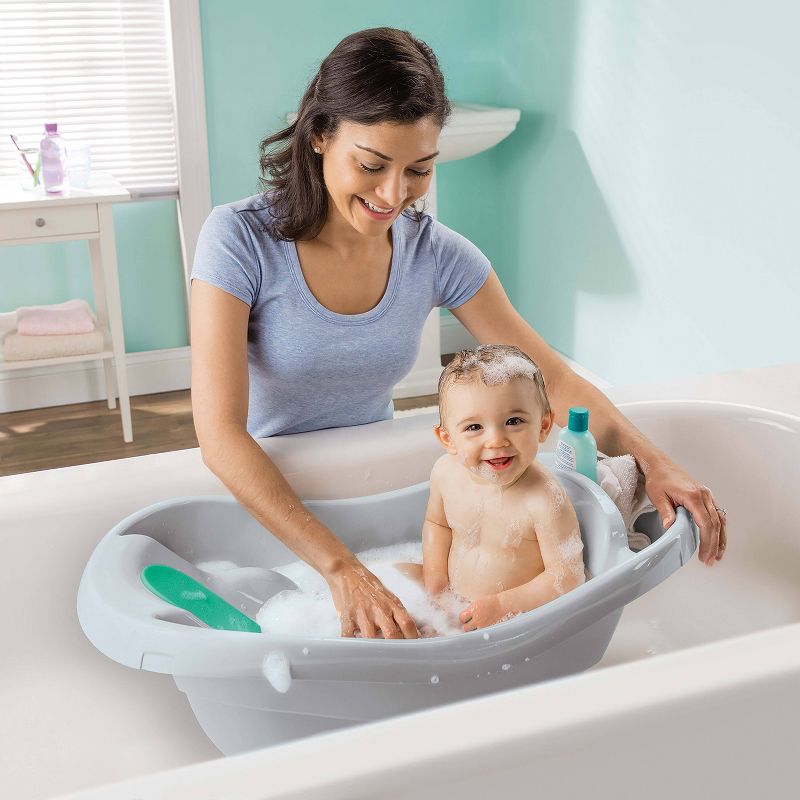 Summer by Ingenuity Comfy Clean Deluxe Tub - Gray, 2 of 16