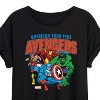 Women's - Marvel - Avengers American Tour Oversized Graphic T-Shirt - 2 of 4