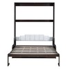 CAVINAS Queen Size Murphy Bed Sleek Foldable Bed Frame with Chair and Cushion for Bedroom - 4 of 4