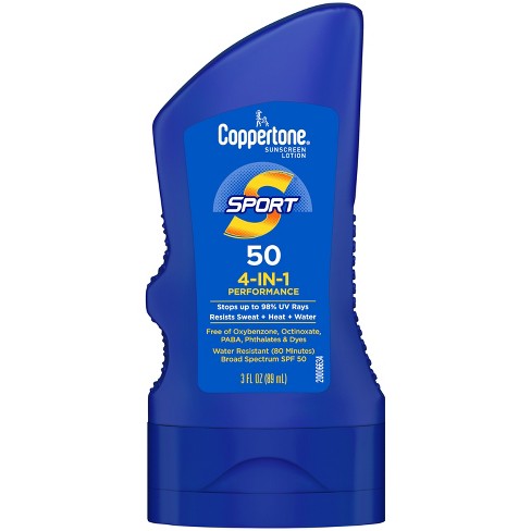 Coppertone Sport Sunscreen Lotion - Spf 50 - 3 Fl Oz/1ct : Target