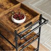 Bar Cart, Bar Carts for The Home, 3 Tier Bar Cart with Wheels, Portable Home Bar & Serving Carts, Rolling Cart - 4 of 4