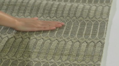 Handwoven Elegance Reversible Gray Flatweave Viscose Rug - 59"x96"