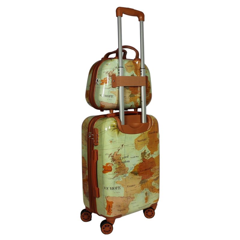 World Traveler Europe 2-Piece Carry-On Expandable Spinner Luggage Set with TSA Lock, 3 of 10