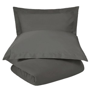 Percale Cotton Crisp & Cool Duvet Cover Set by Blue Nile Mills - 1 of 4