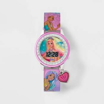 Girls' Barbie Mermaid Watch - Pink