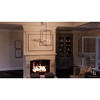 Urban Ambiance Luxury Luxe Industrial Chic Chandelier,  23"H x 21.875"W,  Polished Chrome Finish, UHP2660 - 2 of 4