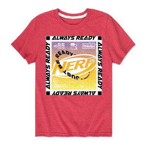 Boys' - NERF - Nerf Grid Gradient Short Sleeve Graphic T-Shirt - 1 of 4