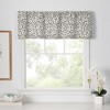 Ellis Curtain Sea Tumble 3" Rod Pocket 100% Cotton Machine Wash and Dry Tailored Valance 50" x 16" Grey - 2 of 4
