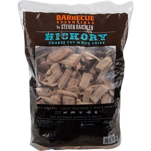 Smoking Chips - (Hickory) - 2 Pound Bag Barbecue Chips  Kiln Dried  Natural Coarse Wood Smoker Chunks - 260 cu. in. (0.004m³) - 1 of 4