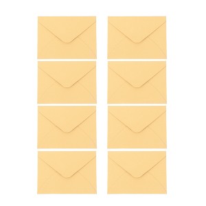 Unique Bargains Invitation Envelopes for Greeting Cards Wedding Birthday Christmas Small Linen Texture 10 Pcs - 1 of 4