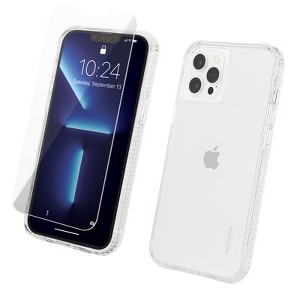 Pelican Tough Case and Screen Protector for Apple iPhone 12 Pro Max - Clear - 1 of 4