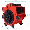 PC Big Workforce Blower with Overload Protection 3 Speed Motor Heavy Duty Impact Resistant Air Mover Floor and Carpet Dryer Portable Air Mover - 4 of 4