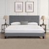 NicBex Full/Queen/King Upholstered Bed Frame with Tufted Headboard,Platform Bed Frame with Wood Slats Support,No Box Spring Needed,Easy Assembly - 2 of 4