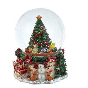 Kurt Adler 120MM Musical Christmas Tree Water Globe - 1 of 4