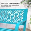Karl Home | 50 in. Metal Outdoor Bench (7 colors available) - 4 of 4