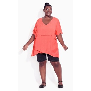 Avenue Women's Plus Size Mylah Layer Tunic - 1 of 4