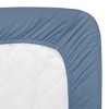 Sweet Jojo Designs Boy Baby Fitted Mini Crib Sheet Watercolor Sports Theme Blue - 4 of 4