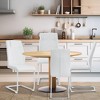 Dining Chairs Set of 4, Minimalist Modern Upholstered Chair with Metal Legs, Ideal for Home, Office, Kitchen, or Dining Room - 3 of 4