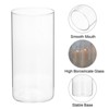 Unique Bargains Flower Candle Holder Glass Cylinder Vase 2 Pcs - 3 of 4