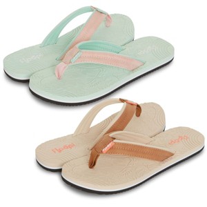 Floopi Womens Summer Thong Flip Flop 2 Pack - 1 of 4