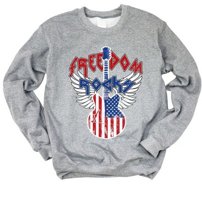 Simply Sage Market Women's Graphic Sweatshirt Freedom Rocks