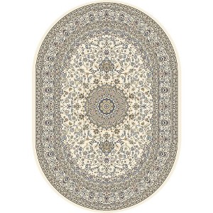 Ancient Garden 57119 Ivory 2.7X4.7 Ov Oval - 1 of 4