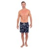 UZZI Amphibious Gear Men's Stretch Palm Tree Swim Short - image 3 of 3