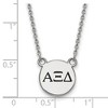 Black Bow Jewelry Sterling Silver Alpha Xi Delta Greek Life Necklace 18 Inch - 2 of 4