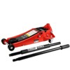 VisioGear 3 Ton Low Profile Floor Jack, Racing Floor Jack with Pistons Quick Lift Pump, Hydraulic Floor Jack Lifting, Black&Red, 27.64"*13.5"*6.1" - 4 of 4