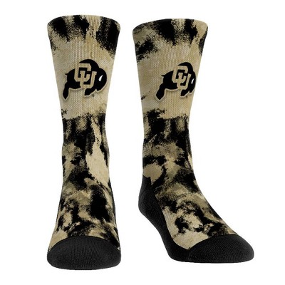 NCAA Colorado Buffaloes Paint Crew Socks - L/XL