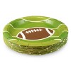20ct 7.9" Football Lunch Plates - 2 of 3