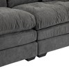 84" Chenille Deep-Seat 2-Seater Sofa with Pillows - 4 of 4