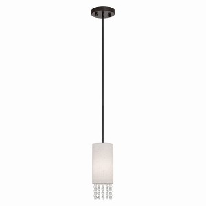 Livex Lighting Carlisle 1 - Light Pendant in  English Bronze - 1 of 4