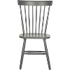 ADILE Spindle Back Dining Chair Set of 2, Charcoal Grey - 4 of 4