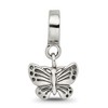 Black Bow Jewelry Sterling Silver Butterfly Dangle Bead Charm - 3 of 4