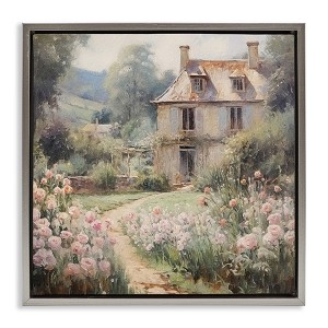Stupell Industries French Garden Cottage, 18" x 18" - 1 of 4