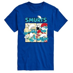 Men's - Smurfs - Grid Short Sleeve Graphic T-Shirt - 1 of 3
