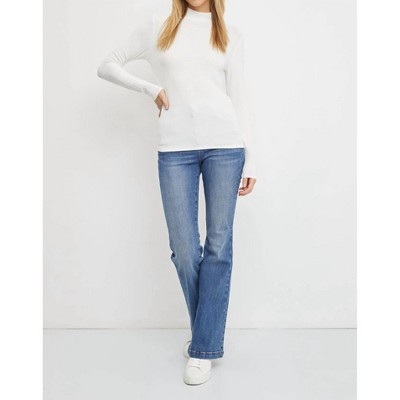 Women's Mock Neck Long Sleeve Sweater - Multiples
