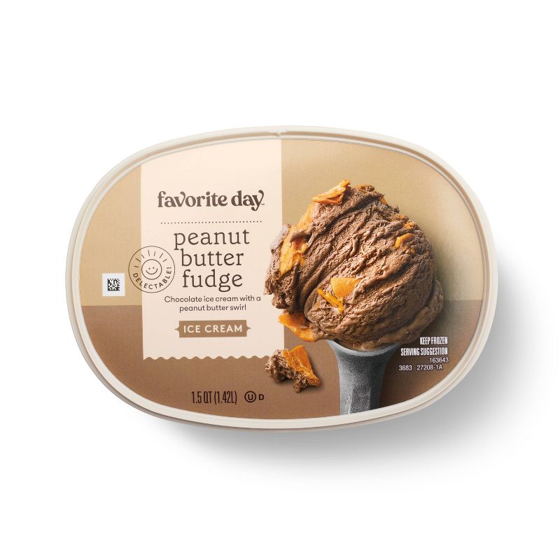 Peanut Butter Fudge Ice Cream - 1.5qt - Favorite Day&#8482;, 6 of 7