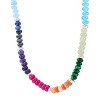 Silpada 'Colored In' Sterling Silver Mixed Stones Beaded Necklace, 18" + 2" (6mm) - 2 of 4